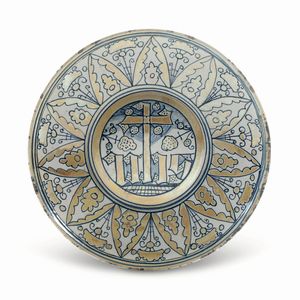 Piatto<BR>Deruta, inizio del XVI secolo  - Asta Maioliche e Porcellane - Associazione Nazionale - Case d'Asta italiane