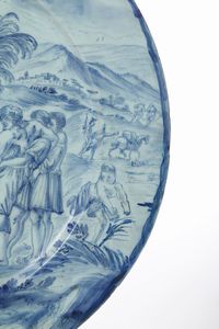 Piatto reale<BR>Savona, seconda met del XVII secolo  - Asta Maioliche e Porcellane - Associazione Nazionale - Case d'Asta italiane