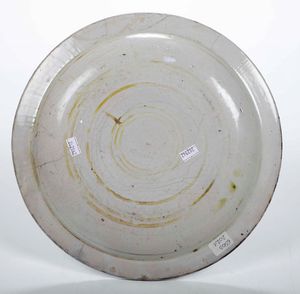 Piatto da Acquareccia<BR>Deruta, 1500-1530  - Asta Maioliche e Porcellane - Associazione Nazionale - Case d'Asta italiane