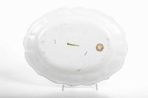 Piatto<BR>Milano, Manifattura di Pasquale Rubati, 1770-1790<BR>  - Asta Maioliche e Porcellane - Associazione Nazionale - Case d'Asta italiane