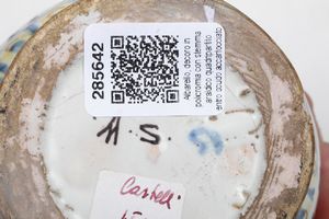 Albarello<BR>Castelli, seconda met del XVII secolo (?)<BR>  - Asta Maioliche e Porcellane - Associazione Nazionale - Case d'Asta italiane