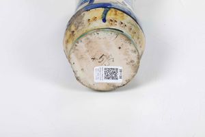 Albarello <BR>Sicilia, Caltagirone, XVIII-XIX secolo  - Asta Maioliche e Porcellane - Associazione Nazionale - Case d'Asta italiane