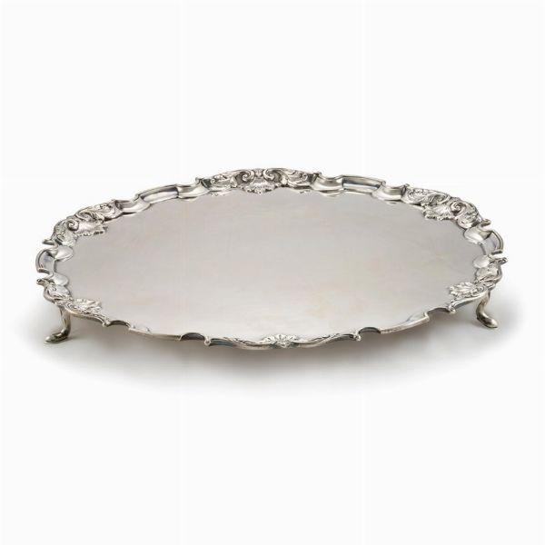 SALVER, LONDRA, 1912, ARGENTIERE EDWARD BARNARD & SONS  - Asta ASTA A TEMPO | ARGENTI ITALIANI ED EUROPEI - Associazione Nazionale - Case d'Asta italiane