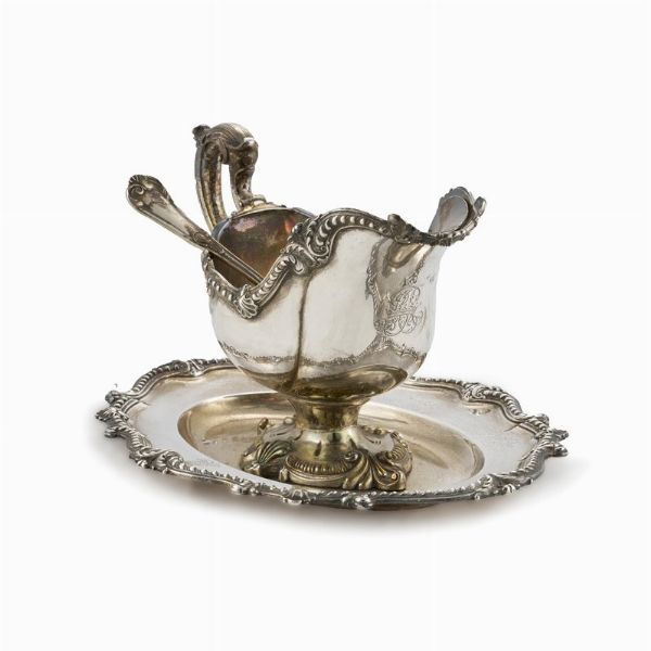 SALSIERA, AUSTRIA, 1880 CIRCA, ARGENTIERE JCK  - Asta ASTA A TEMPO | ARGENTI ITALIANI ED EUROPEI - Associazione Nazionale - Case d'Asta italiane