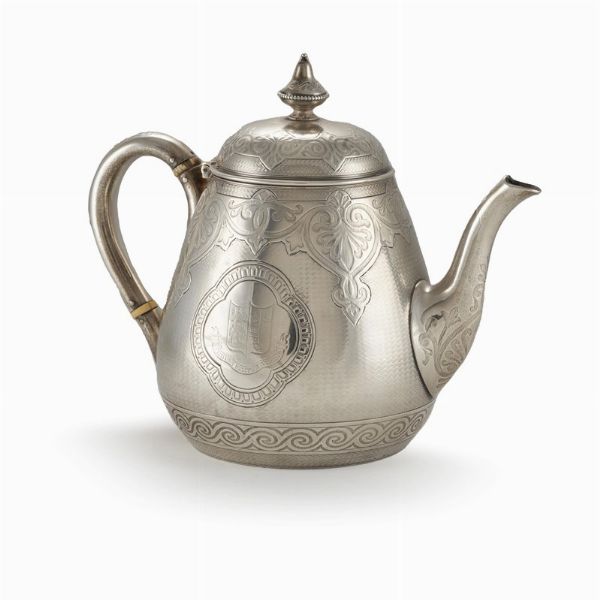 TEIERA, LONDRA, 1864, ARGENTIERI EDWARD, EDWARD JUNIOR, JOHN & WILLIAM BARNARD  - Asta ASTA A TEMPO | ARGENTI ITALIANI ED EUROPEI - Associazione Nazionale - Case d'Asta italiane