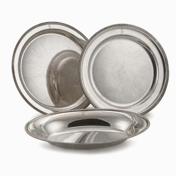 VASSOIO, SECOLO XX, ARGENTIERE FRUGONI  - Asta ASTA A TEMPO | ARGENTI ITALIANI ED EUROPEI - Associazione Nazionale - Case d'Asta italiane