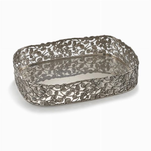 CESTINO, MILANO, SECOLO XX, ARGENTIERE MESSULAM  - Asta ASTA A TEMPO | ARGENTI ITALIANI ED EUROPEI - Associazione Nazionale - Case d'Asta italiane