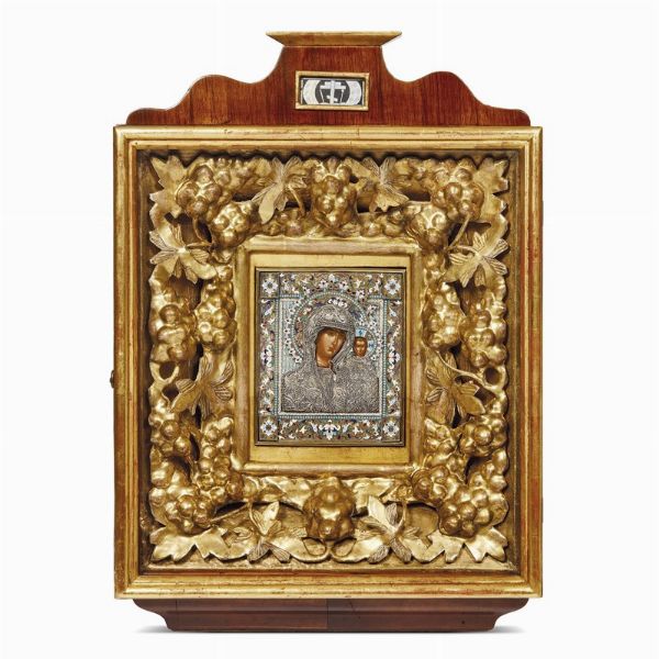 ICONA, RUSSIA, SECOLO XIX  - Asta ASTA A TEMPO | ARGENTI ITALIANI ED EUROPEI - Associazione Nazionale - Case d'Asta italiane