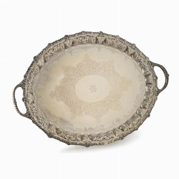 GRANDE GUANTIERA, CITT� DI SHEFFIELD, 1899, ARGENTIERE GEORGE EDWARD & SONS  - Asta ASTA A TEMPO | ARGENTI ITALIANI ED EUROPEI - Associazione Nazionale - Case d'Asta italiane