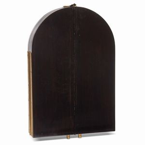 ICONA A TRITTICO, MOSCA, 1890 CIRCA  - Asta ASTA A TEMPO | ARGENTI ITALIANI ED EUROPEI - Associazione Nazionale - Case d'Asta italiane