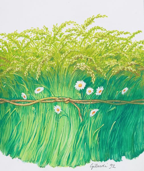 Piero Gilardi : Covone di riso  - Asta Arte Moderna e Contemporanea - Associazione Nazionale - Case d'Asta italiane