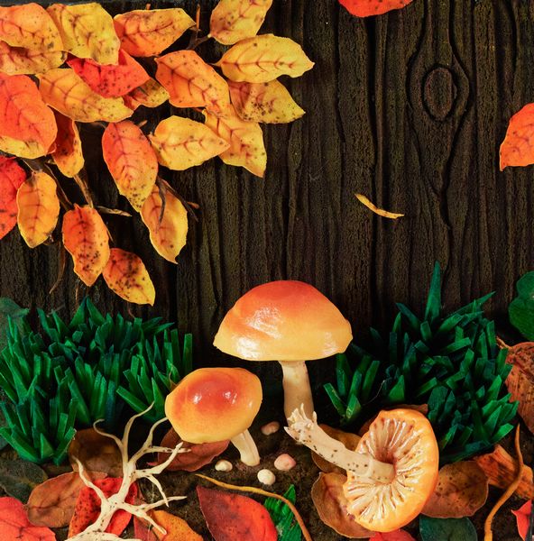 Piero Gilardi : Funghi sotto la malga  - Asta Arte Moderna e Contemporanea - Associazione Nazionale - Case d'Asta italiane