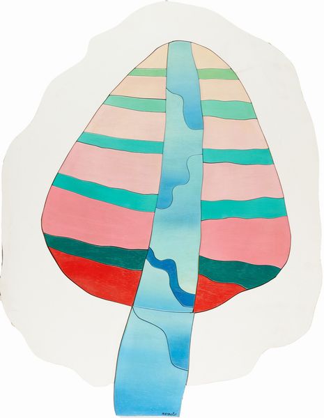 Ugo Nespolo : Trallalla, una foglia, opl  - Asta Arte Moderna e Contemporanea - Associazione Nazionale - Case d'Asta italiane