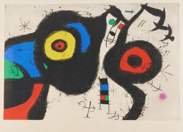 Joan Mirò : Le deux amis  - Asta Arte Moderna e Contemporanea - Associazione Nazionale - Case d'Asta italiane