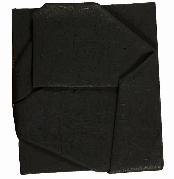 CESARE BERLINGERI : Sul nero piegato  - Asta Arte Moderna e Contemporanea - Associazione Nazionale - Case d'Asta italiane