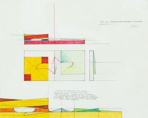 Giò Pomodoro - Tavolo comune, quadrato e il suo doppio