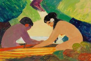 Salvatore Fiume - Omaggio a Gauguin