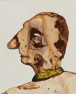 ENRICO BAJ - Illustrazione de 'Il Deserto dei Tartari'