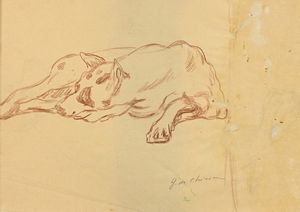 Giorgio de Chirico - Studio di cane