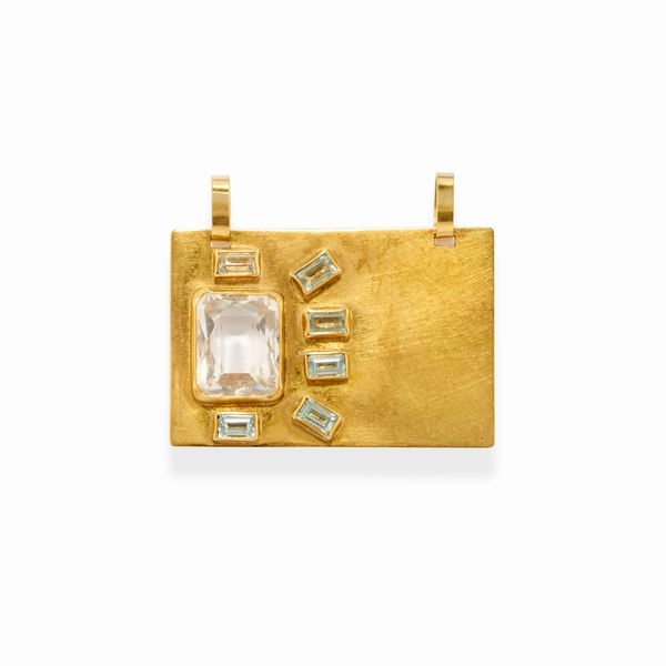 Pendente con quarzi  - Asta Gioielli / Summer - Associazione Nazionale - Case d'Asta italiane