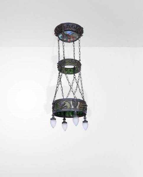 Umberto Bellotto : Lampada a sospensione  - Asta Design - Associazione Nazionale - Case d'Asta italiane