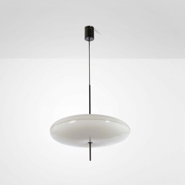 GINO SARFATTI : Lampada a sospensione mod. 2065 GF  - Asta Design - Associazione Nazionale - Case d'Asta italiane