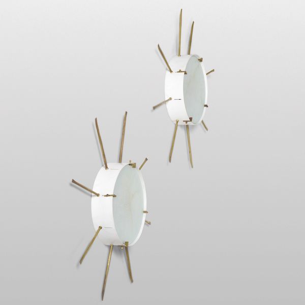 GCME : Coppia di lampade a parete mod. Sole  - Asta Design - Associazione Nazionale - Case d'Asta italiane