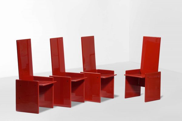 Kazuhide Takahama : Quattro sedie mod. Kazuki  - Asta Design - Associazione Nazionale - Case d'Asta italiane