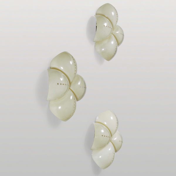 Sergio Mazza e Giuliana Gramigna : Tre lampade mod. Lola<BR><BR>  - Asta Design - Associazione Nazionale - Case d'Asta italiane