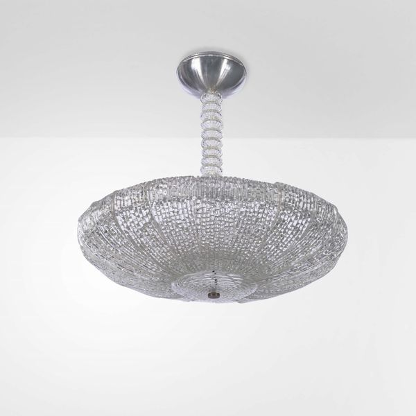 Barovier & Toso : Lampada a sospensione  - Asta Design - Associazione Nazionale - Case d'Asta italiane