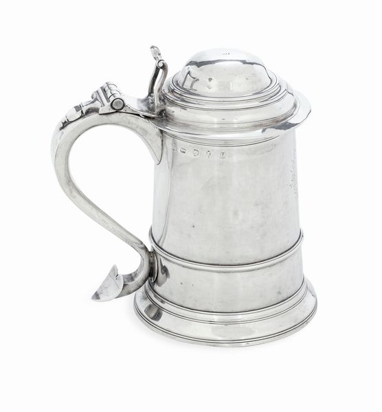 Tankard. Newcastle 1767. Argentiere John Langlands I  - Asta Argenti da collezione | Antichi - Associazione Nazionale - Case d'Asta italiane