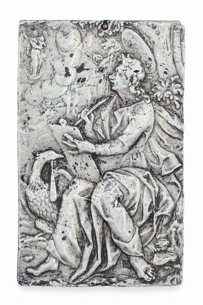 Quattro rilievi raffiguranti i quattro Evangelisti. Oreficeria del XIX secolo  - Asta Argenti da collezione | Antichi - Associazione Nazionale - Case d'Asta italiane