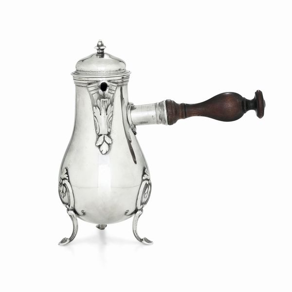 Caffettiera. Torino, ultimo quarto del XVIII secolo. Argentiere Giuseppe Balbino (1743-1785). Assaggiatore Francesco Pagliani (1765-1787)  - Asta Argenti da collezione | Antichi - Associazione Nazionale - Case d'Asta italiane