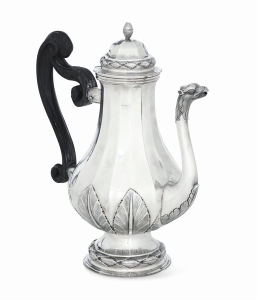 Caffettiera. Genova. Marchio della Torretta con datario per l'anno (1)793.  - Asta Argenti da collezione | Antichi - Associazione Nazionale - Case d'Asta italiane