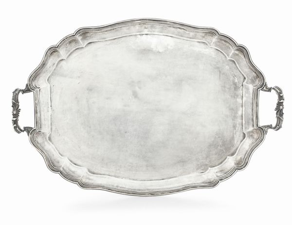 Vassoio. Roma ultimo quarto del XVIII secolo. Maestro argentiere Carlo Bartolotti (1777-1824)  - Asta Argenti da collezione | Antichi - Associazione Nazionale - Case d'Asta italiane