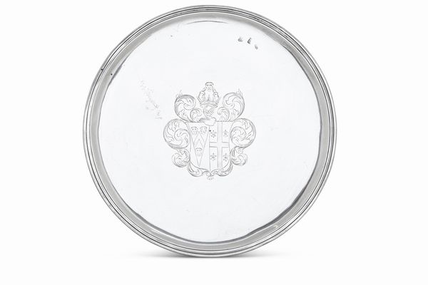 Alzata. Napoli quarto decennio del XVIII secolo. Marchi del console e argentiere Giuseppe Parmentiero  - Asta Argenti da collezione | Antichi - Associazione Nazionale - Case d'Asta italiane