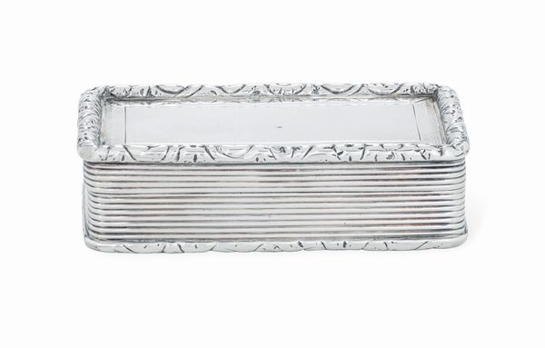 Tabacchiera. Birmingham, primo quarto del XIX secolo. Argentiere Joseph Willmore  - Asta Argenti da collezione | Antichi - Associazione Nazionale - Case d'Asta italiane