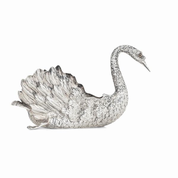 Ciotola a cigno. Argentiere Ilario Pradella, Milano per Maison Mario Buccellati. Italia XX secolo  - Asta Argenti da collezione | Antichi - Associazione Nazionale - Case d'Asta italiane
