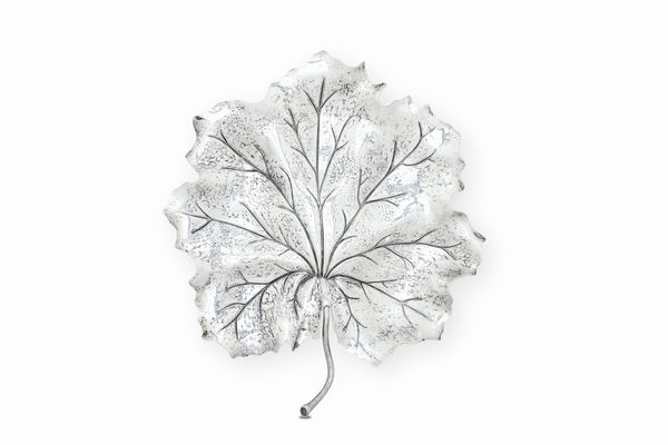 Foglia. Italia XX-XXI secolo. Argentiere Clementi, Bologna per Maison Gianmaria Buccellati  - Asta Argenti da collezione | Antichi - Associazione Nazionale - Case d'Asta italiane