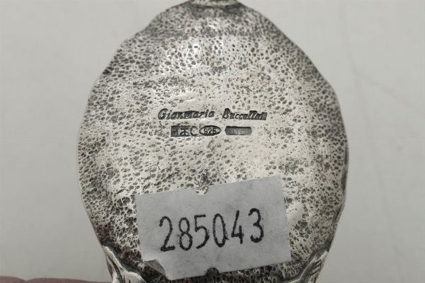 Sei cucchiai a foggia naturalistica. Argentiere Clementi, Bologna per Maison Gianmaria Buccellati. Italia XX-XXI secolo  - Asta Argenti da collezione | Antichi - Associazione Nazionale - Case d'Asta italiane