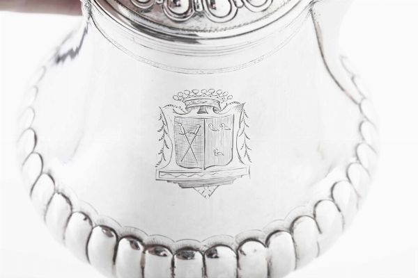 Egoiste. Francia XVIII secolo. Marchio del maestro argentiere ICR con candeliere sormontato da corona (non identificato)  - Asta Argenti da collezione | Antichi - Associazione Nazionale - Case d'Asta italiane