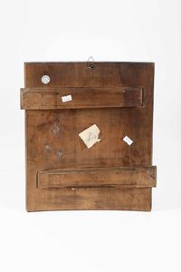 Icona raffigurante La preghiera verso la santissima Deipara, con Sant'Anna e l'Arcangelo Gabriele sul bordo Russia XIX secolo, tempera su legno  - Asta Argenti da collezione | Antichi - Associazione Nazionale - Case d'Asta italiane