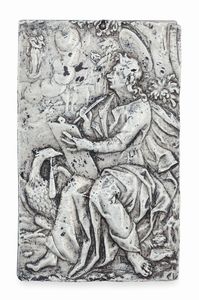 Quattro rilievi raffiguranti i quattro Evangelisti. Oreficeria del XIX secolo  - Asta Argenti da collezione | Antichi - Associazione Nazionale - Case d'Asta italiane