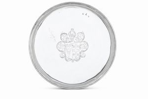 Alzata. Napoli quarto decennio del XVIII secolo. Marchi del console e argentiere Giuseppe Parmentiero  - Asta Argenti da collezione | Antichi - Associazione Nazionale - Case d'Asta italiane