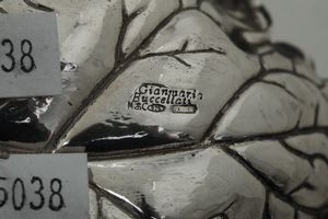 Due ciotole a foglia. Argentiere Clementi, Bologna per Maison Gianmaria Buccellati. Italia XX-XXI secolo  - Asta Argenti da collezione | Antichi - Associazione Nazionale - Case d'Asta italiane