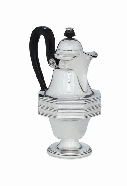 Caffettiera. Manifattura europea del XIX secolo  - Asta Argenti da Collezione | XX secolo - Associazione Nazionale - Case d'Asta italiane
