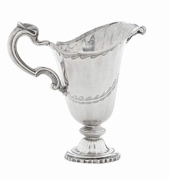 Versatoio. Cagliari met del XVIII secolo, marchi del assaggiatore e dell'argentiere  - Asta Argenti da Collezione | XX secolo - Associazione Nazionale - Case d'Asta italiane