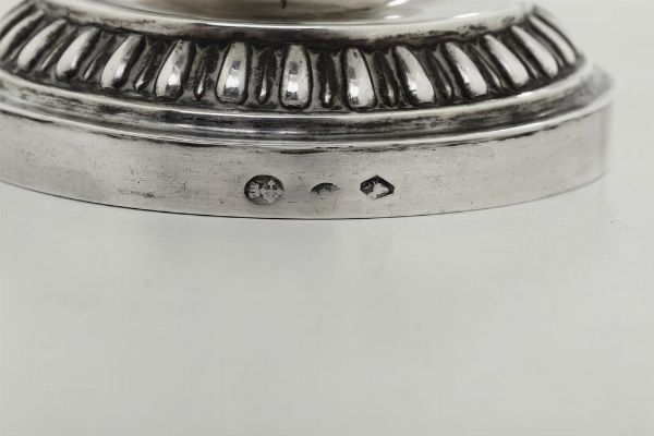 Zuccheriera. Torino, XIX secolo. Argentiere Matteo Casalegno (...1832...)  - Asta Argenti da Collezione | XX secolo - Associazione Nazionale - Case d'Asta italiane