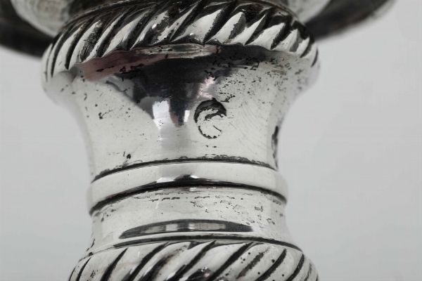 Candeliere. Venezia, seconda met del XVIII secolo  - Asta Argenti da Collezione | XX secolo - Associazione Nazionale - Case d'Asta italiane