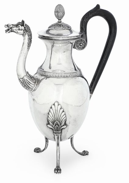 Caffettiera. Modena, prima met del XIX secolo. Argentiere Mauro Baisi (1811-1833)  - Asta Argenti da Collezione | XX secolo - Associazione Nazionale - Case d'Asta italiane